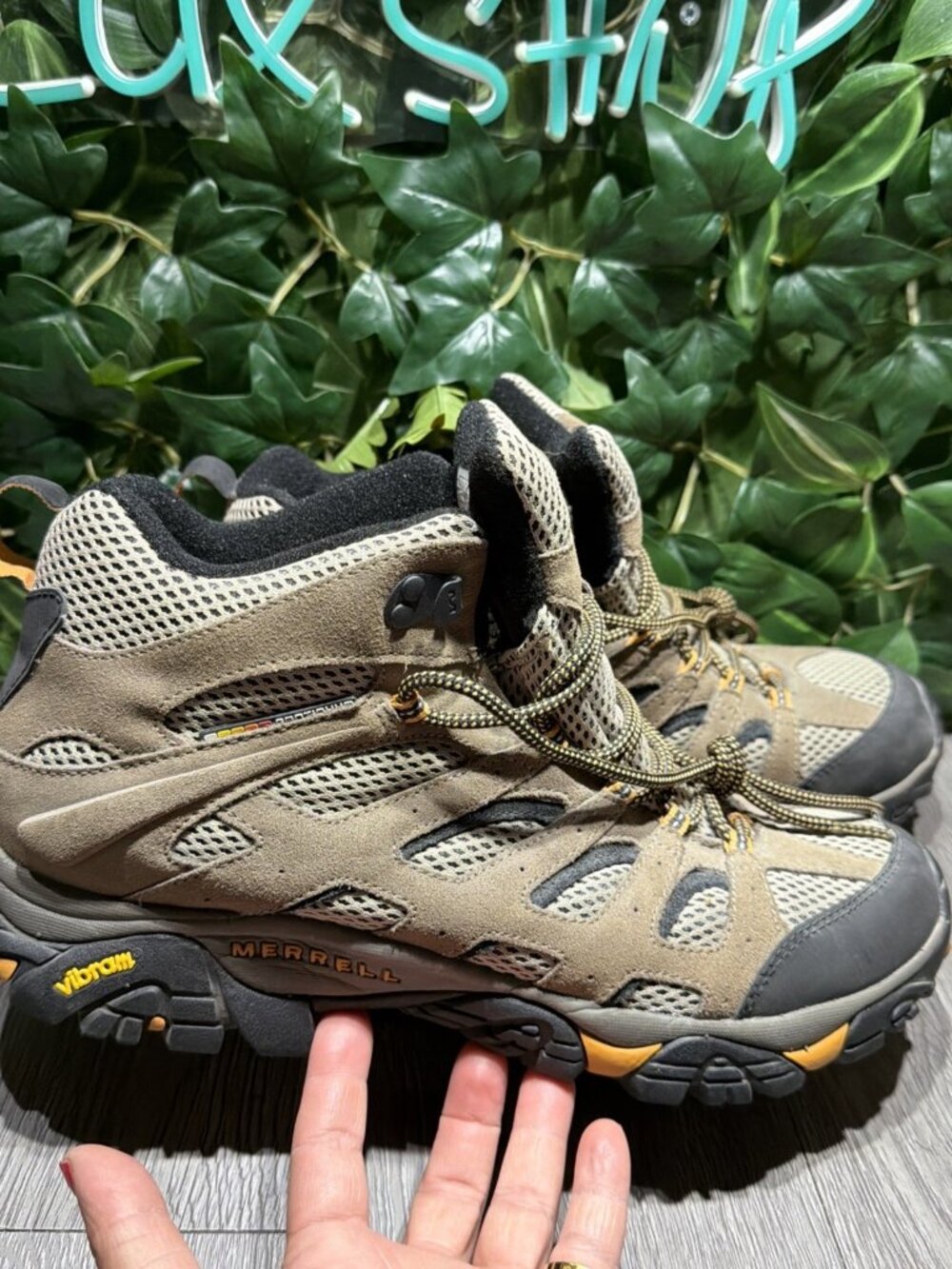 Merrell Moab Ventilator Walnut J86593W Mid Men's sz 13 Trail Hiking Boots